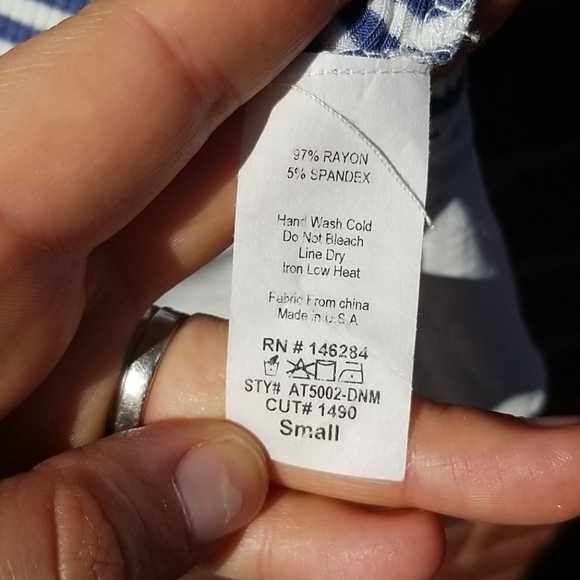 Vintage Havana EUC Nautical Top Sz Small - Picture 5 of 6